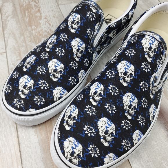 Vans Classic Slip On Flash Skulls - Picture 3 of 8